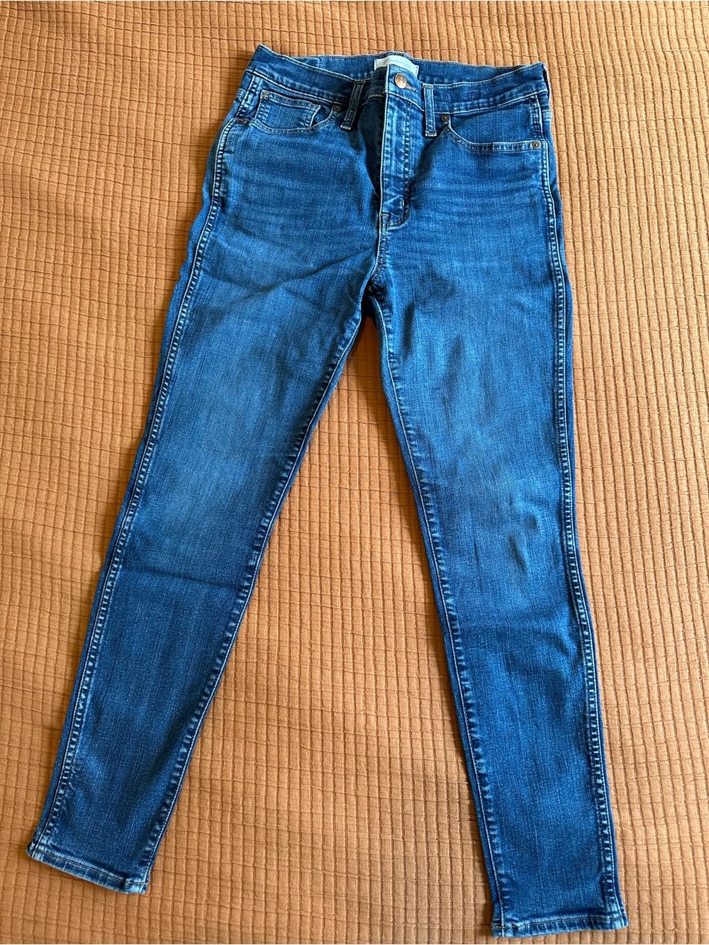 Madewell High-Rise Skinny Jeans - Blue Wash